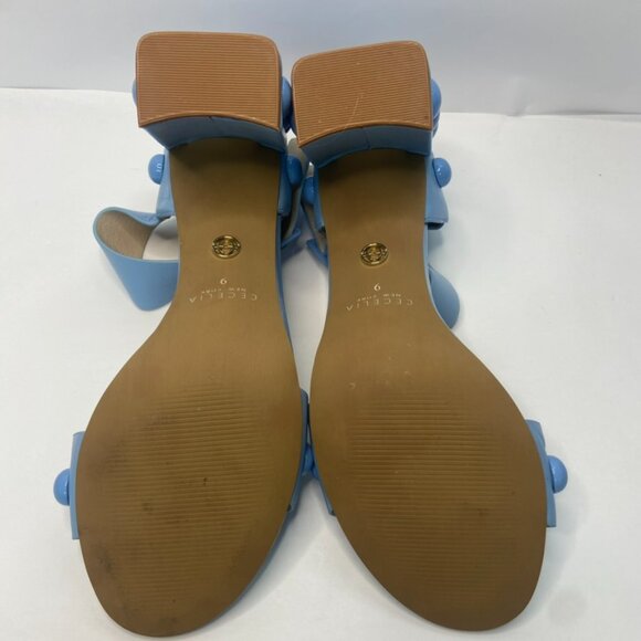 Cecilia New York Gail Block Heel Shoe - Blizzard Blue Size 9 - Picture 6 of 7